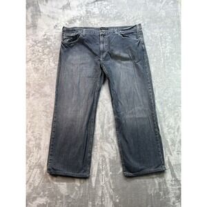 Pronto Oumo Jeans Straight Leg Mid Rise Men Sz 46x30 Blue Guys Work Grunge Denim